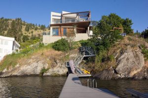 luxury waterfront home on Okanagan Lake