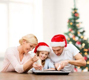 family baking until winter in Kelowna is over