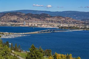 bridge separating Kelowna from West Kelowna