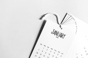 calendar of January