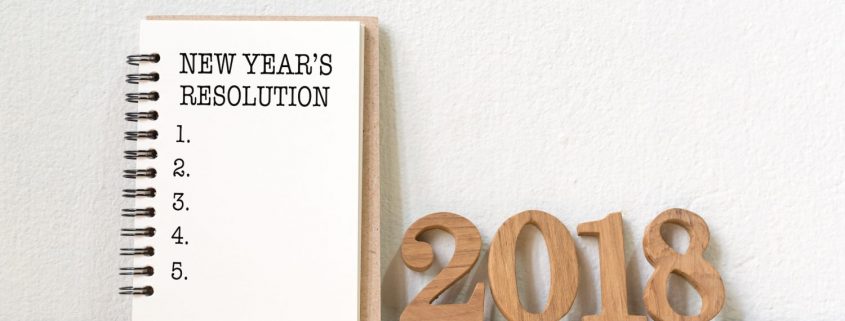 2018 goals and list of resolutions