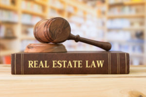 gavel on book for real estate law