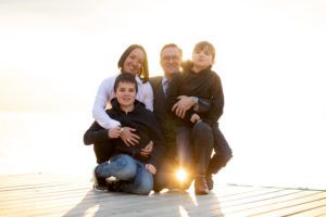 Tracey and Quincy family photo-Kelowna Real estate