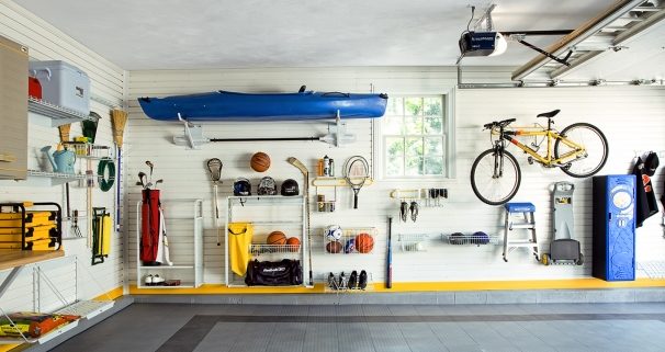 clean organized garage