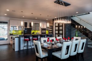 family home with large dining room and kitchen in Kelowna 