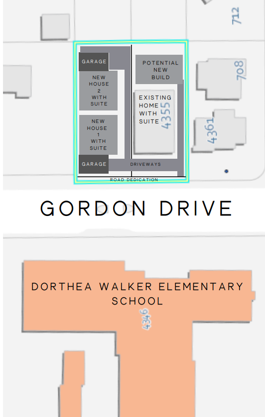 4355 Gordon Lot Plan